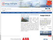 Tablet Screenshot of energybangla.com